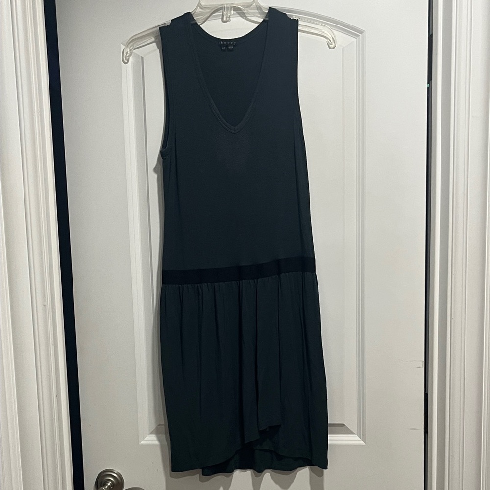 Vintage Theory Green Sleeveless Midi Dress